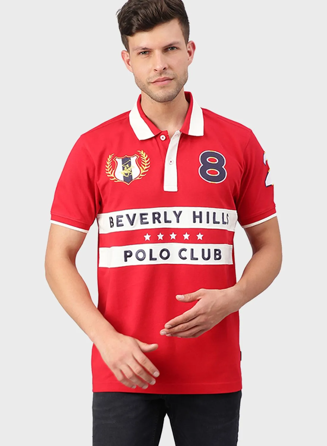 قميص بولو بشعار bhpoloclub