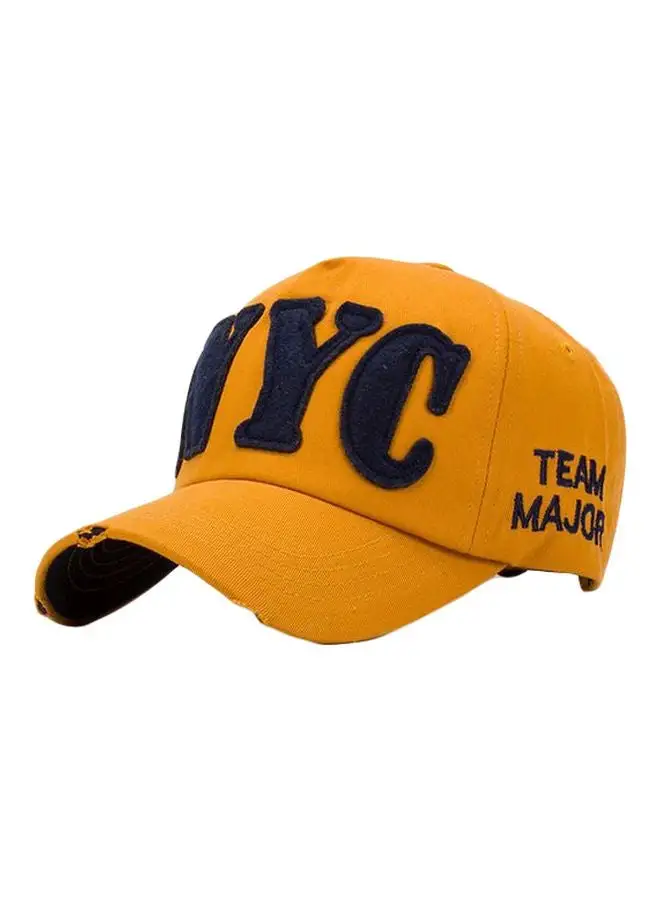Generic قبعة بيسبول نايلون اصفر