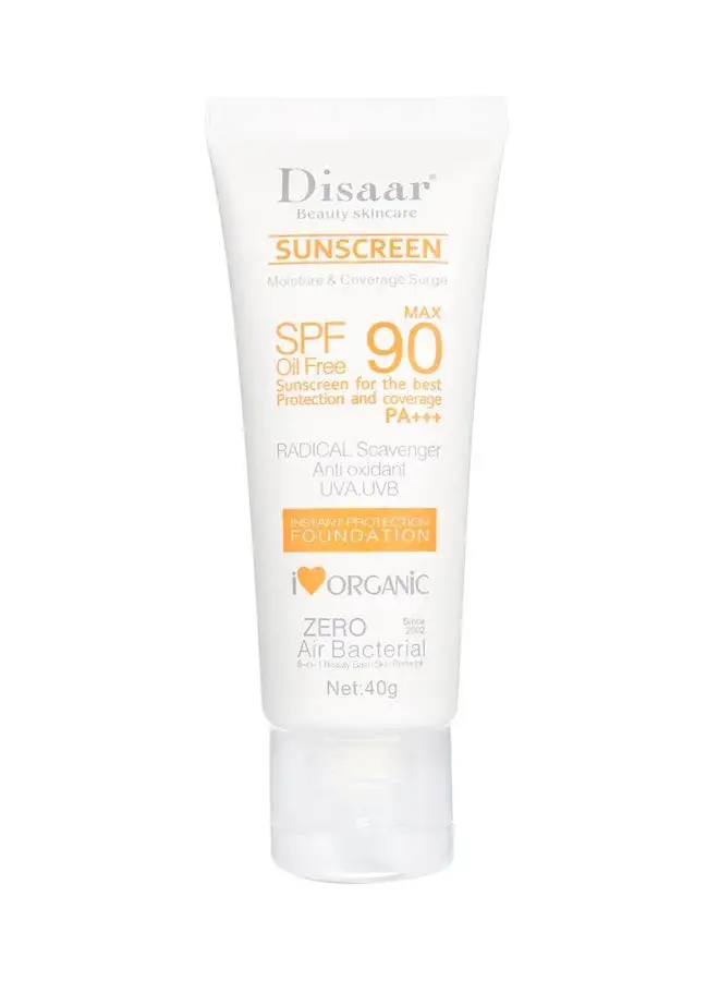 Disaar Sunscreen Instant Protection Foundation SPF 90 40grams