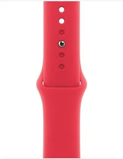 حزام ساعة أبل - حزام رياضي - 41 ملم - (المنتج) أحمر - M/L