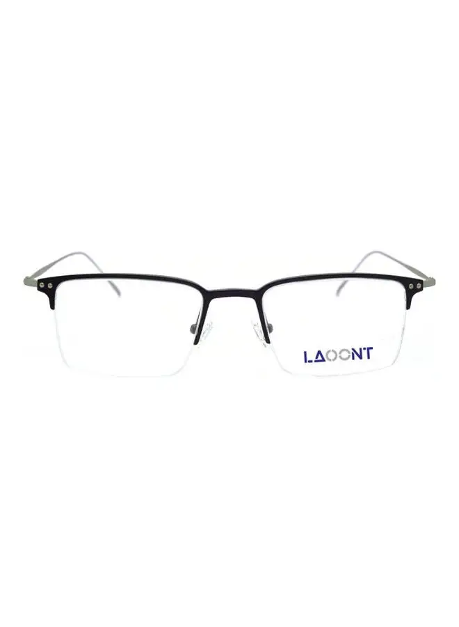 نظارة لاونت للرجال بإطار مستطيل شبه بدون إطار
