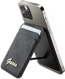 محفظة CG Mobile Guess Cardslot Magsafe Stand 4G Classic - أسود