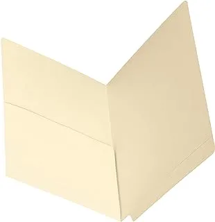 Smead End Tab File Pocket ، Shelf-Master® Reinforced Straight-Cut Tab ، 1 Pocket ، Letter Size ، Manila ، 50 لكل صندوق (24115)
