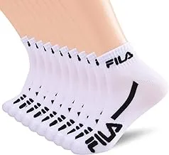 Fila mens Racing Striped Quarter Socks Quarter Socks (pack of 10)