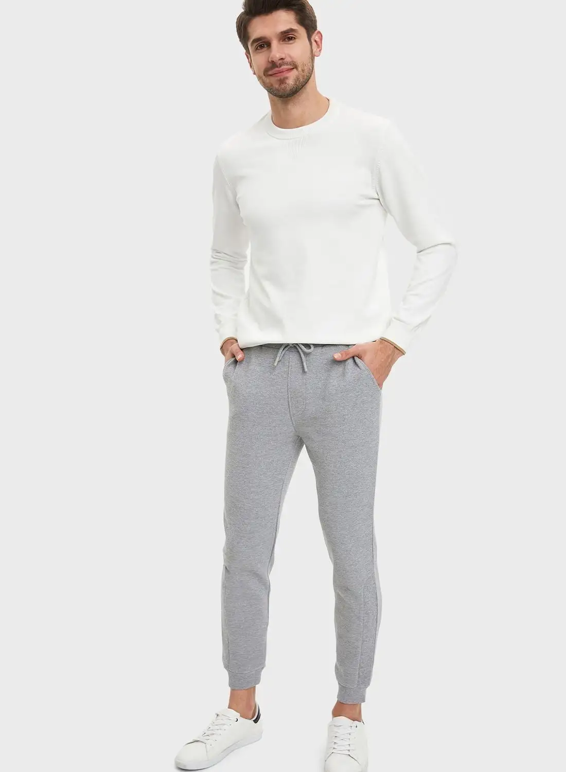 DeFacto Textured Cuffed Sweatpants