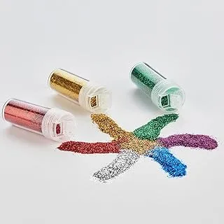 Lawazim Glitter glue 3 piece | Rainbow Glue Stick Set for Arts and Crafts Projects, Slime Supplies, Scrapbooking, Cards