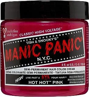 Manic Panic - Hot Hot Pink Classic Creme Vegan Cruelty Free Pink Semi Permanent Hair Dye 118ml