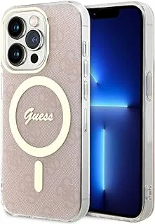 CG Mobile Guess for iPhone 15 Pro Case - IML 4G Hard Case Compatible with MagSafe - Anti-Scratch - Drop Resistant - Shockproof - Full Slim Bumper Protection Back Cover for iPhone 15 Pro 6.1