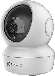كاميرا EZVIZ المنزلية الذكية H6C بدقة 2 ميجابكسل مع تحريك وإمالة لرؤية أوسع وحماية أفضل واهتمام أكثر