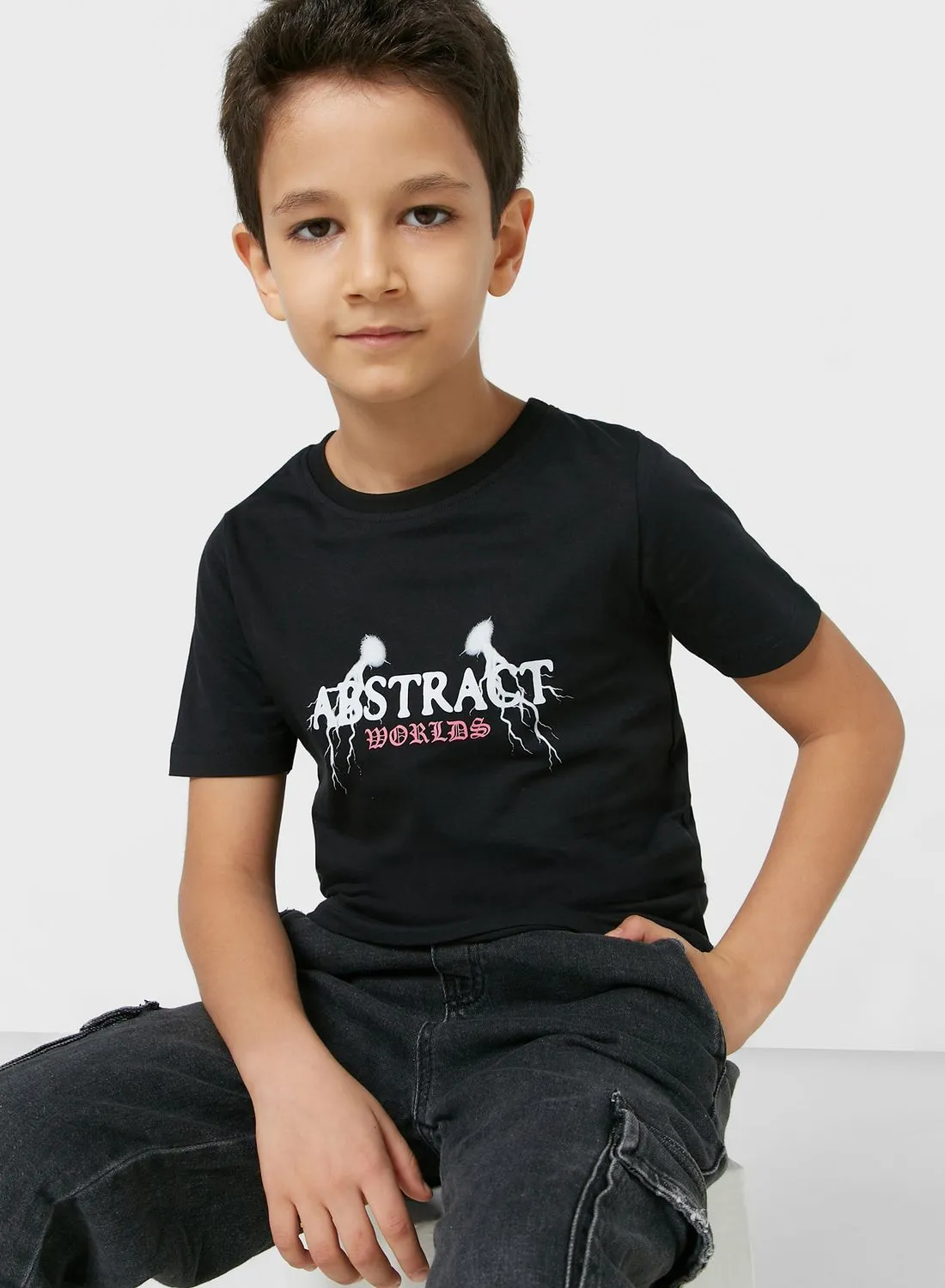Pinata Front & Back Printed T-Shirt For Boys