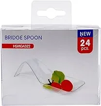 Hotpack Plastic Bridge Spoon, 24 Pieces