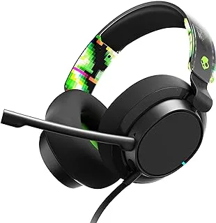 Skullcandy SLYR Pro Wired Over-Ear Gaming Headset for PC, PlayStation, PS4, PS5, Xbox - Green Digi-Hype