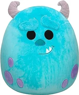 Squishmallows Mickey Mouse Official Kellytoy Plush Sulley - Disney Pixar Ultrasoft Stuffed Animal Toy Blue 14 inches SQK0319