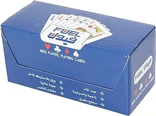 Fuel Baloot Playing Cards 12-Pieces Set, Medium, Blue