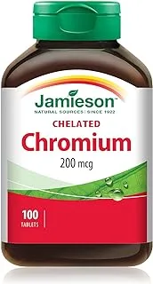 Jamieson Vitamins 200 mcg Chelated Chromium Food Supplement 100 Tablets