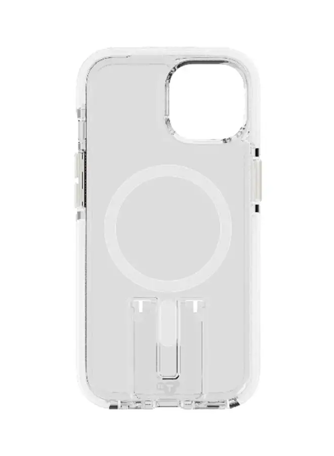غطاء واقٍ واقٍ من tech21 لهاتف آيفون 15 باللون الأبيض