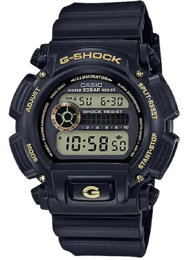 CASIO Men's Analog+Digital Round Shape Resin Wrist Watch GBA-900-1ADR - 51.3 Mm
