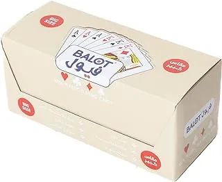 Fuel Baloot Playing Cards 12-Pieces Set, Large, Beige
