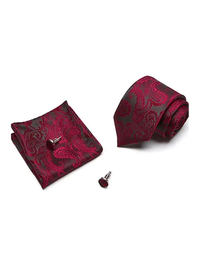 طقم ربطة عنق شاربدو بوليستر متعدد الألوان