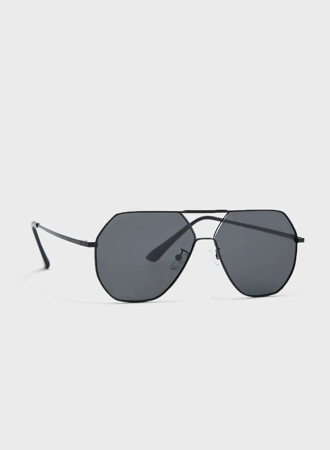 Seventy Five Polarized Heptagonal Sunglasses