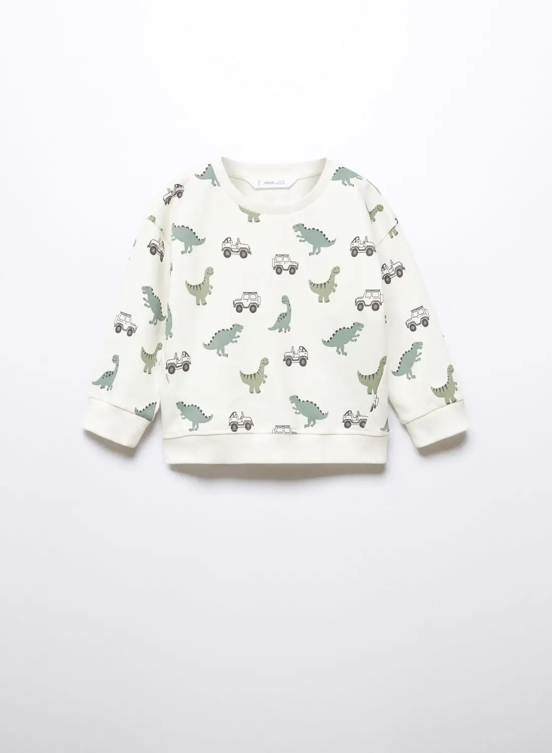 MANGO Kids Dino Print Sweatshirt