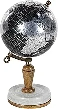 Deco 79 Plastic Globe with Marble Base, 5