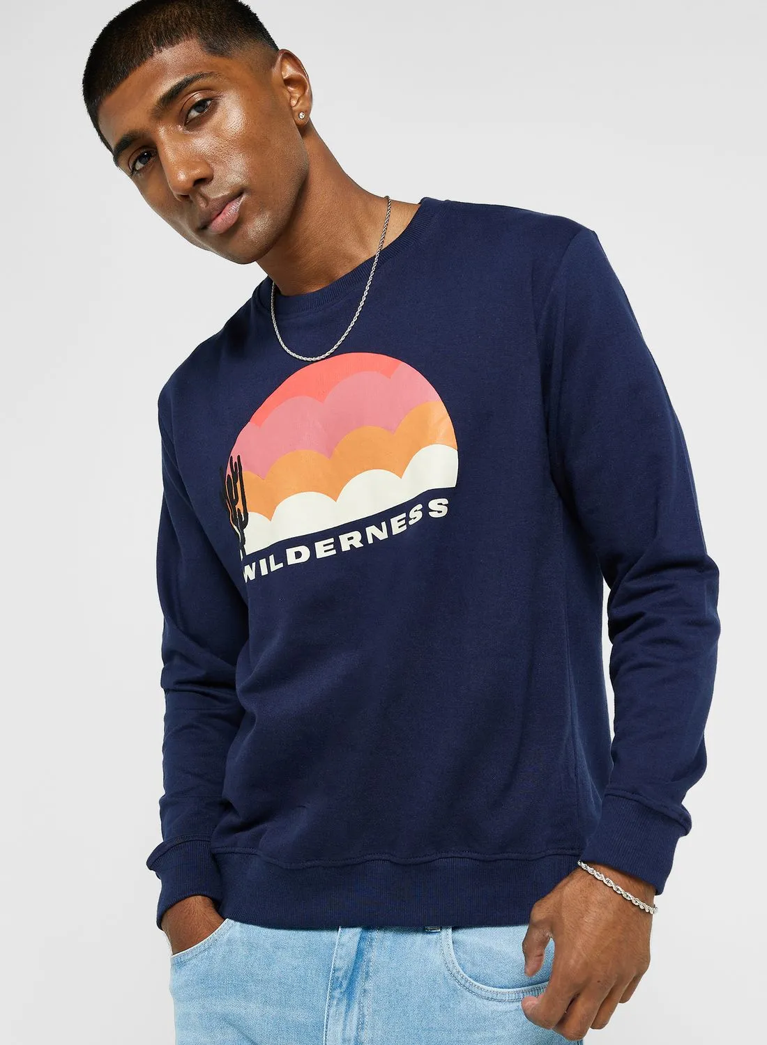 Seventy Five Printed Sweatshirt