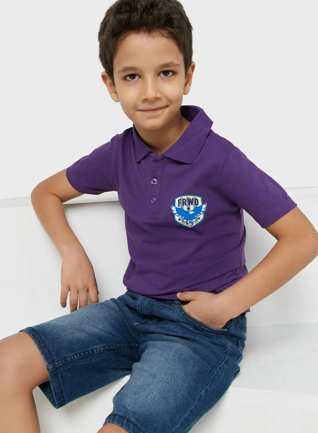 Pinata Chest Embroidered Polo For Boys
