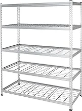 Amazon Basics Heavy Duty Storage Shelving Unit - Double Post, High-Grade Aluminum