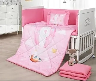 5 Piece Crib Bedding Set (Lucas-82)