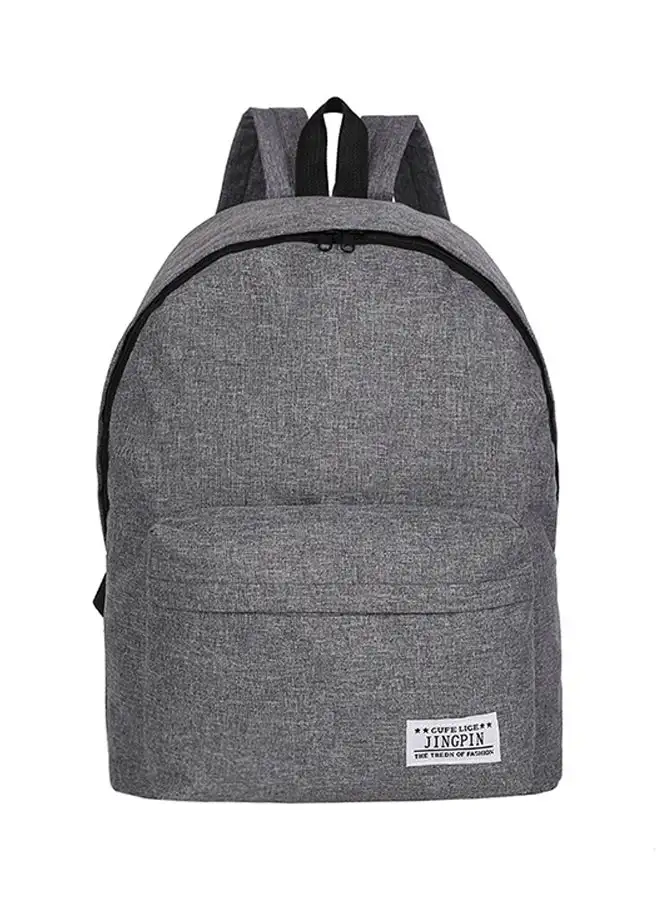 Generic Casual School Backpack Grey
