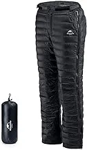 Naturehike Double-sided zipper thermal down pants black/XXL