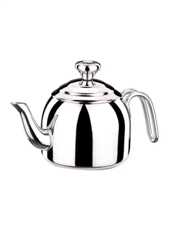 Korkmaz Droppa Tea Pot Silver 100mm