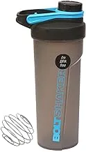 Jaypee Plus Plastic Shaker Bolt 700 ml with Wire Blending Ball, Grey Blue