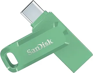 SanDisk 256GB Ultra Dual Drive Go USB Type-C Flash Drive, Absinthe Green - SDDDC3-256G-G46AG
