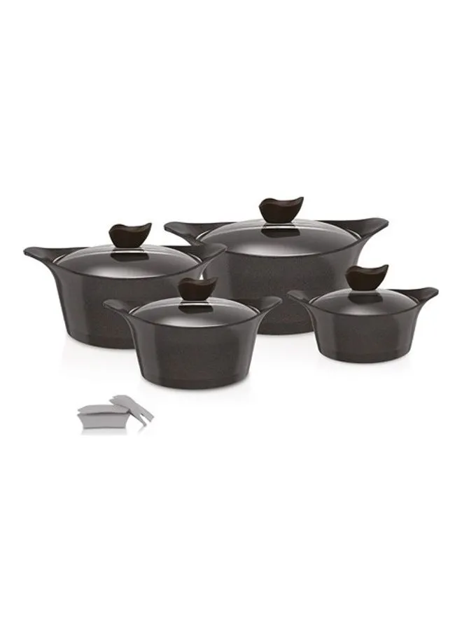 Neoflam 8-Piece Galaxy Granite Cookware Set Galaxy Marble 18cm