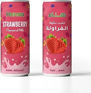 Hanaa Strawberry Flavoured Milk 240ml