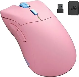 Glorious Model D-Pro Wireless Gaming Mouse - Superlight 58g, 6 Programmable Buttons, 80+ Hrs Battery Life, 19K DPI, BAMF Sensor. Rechargeable Mouse for PC Gamers - Flamingo Forge(Pink & Blue)