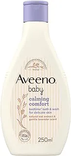 Aveeno Baby Calming Comfort Bedtime Bath Wash, 250 ml