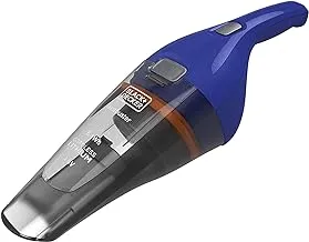 Black+Decker 3.6V 1.5Ah Li-Ion Cordless DUStbUSter Handheld Vacuum, Blue - Nvc115Wa-B5, 2 Years Warranty