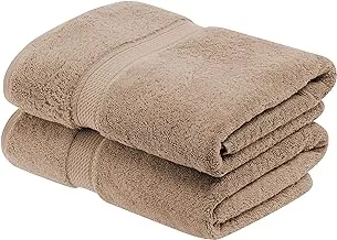 SUPERIOR Madison TS Set, Bath Towel 2-Pack, Latte, 2 Count