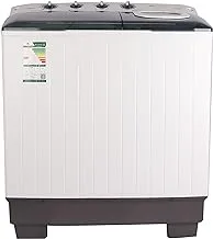 Smart Electric Twin Tub Washing Machine, White 6 kg Capacity, SEM66WM