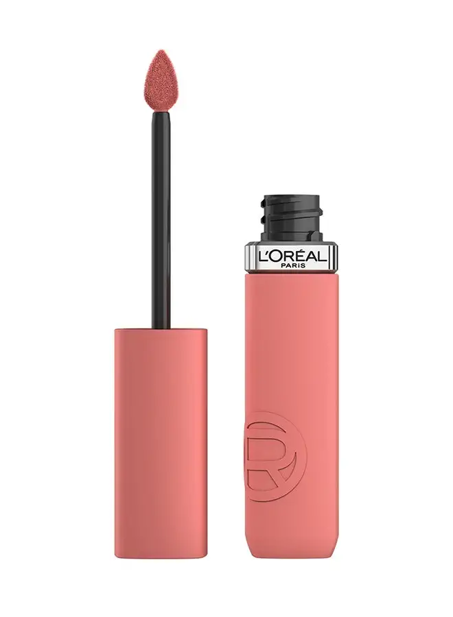 L'OREAL PARIS Infaillible Le Matte Resistance Liquid Lipstick Up To 16 Hour Wear, 210 Tropical