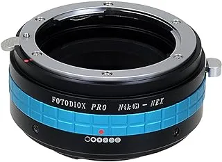 Fotodiox Pro Lens Mount Adapter Compatible with Nikon F-mount G-Type Lenses to Sony E-Mount Cameras