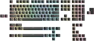 Glorious Aura V2 (أسود) - أغطية مفاتيح PBT Pudding للوحات المفاتيح الميكانيكية - ANSI (الولايات المتحدة)، متوافقة مع ISO - تدعم الحجم الكامل، TKL، 75%، 60% تخطيطات