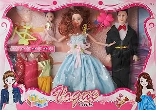 Bride and Groom Doll Toy Set, 20 cm x 25 cm x 30 cm Size