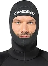 Adult Unisex Neoprene Diving Hood 3mm Thick - Scuba Diving, Snorkeling, Surfing - Solo Hood: Designed in Italy by Cressi