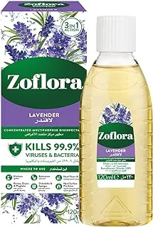 Zoflora Multi-Purpose Concentrated Disinfectant 120 ml, Lavender