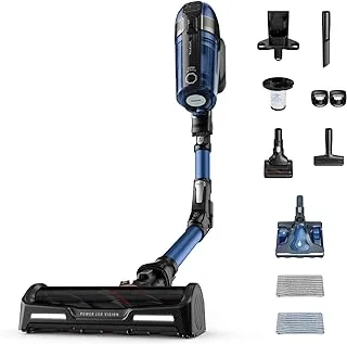 Tefal X-Force Flex 12.60 Cordless Vacuum Cleaner, Aqua Model, Powerful Suction 150 Air Watts, Long-Lasting Battery Up to 45 minutes, 2-in-1 Mopping and Vacuuming, Flex Tube System, TY98C0HO