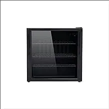 General Goldin Glass Display Refrigerator, Black 50 Liters Capacity, GNG50BC